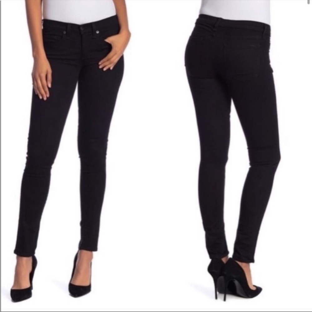 Veronica Beard Brooke 8.5” Skinny Jeans in Raven size 25